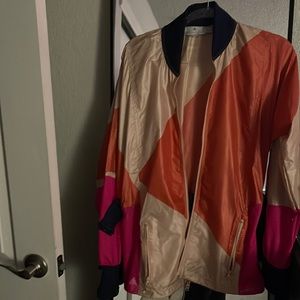 Stella McCartney for adidas sport multi color wind breaker jacket
